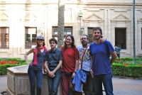 De izquierda a derecha, Carmen Camacho, Antonio Romero, Alberto Garca Teresa, ngel Calle y Pablo Rabasco