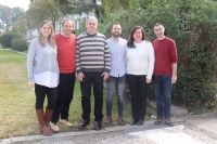 The research team:  Mª del Carmen Muñoz Marín, Jesús Díez, José Manuel García Fernández, José Ángel Moreno Cabezuelo, Guadalupe Gómez y Antonio López Lozano