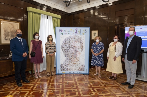 Presentación del Collage de Margarita Salas ‘Con Ojos de Ciencia’