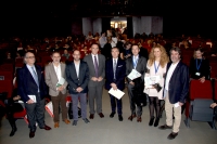 Autoridades asistentes al acto inaugural del congreso sobre Educacin Bilinge que se celebra en Crdoba