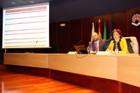 Enrique Quesada y Carmen Tarradas, durante la presentacin