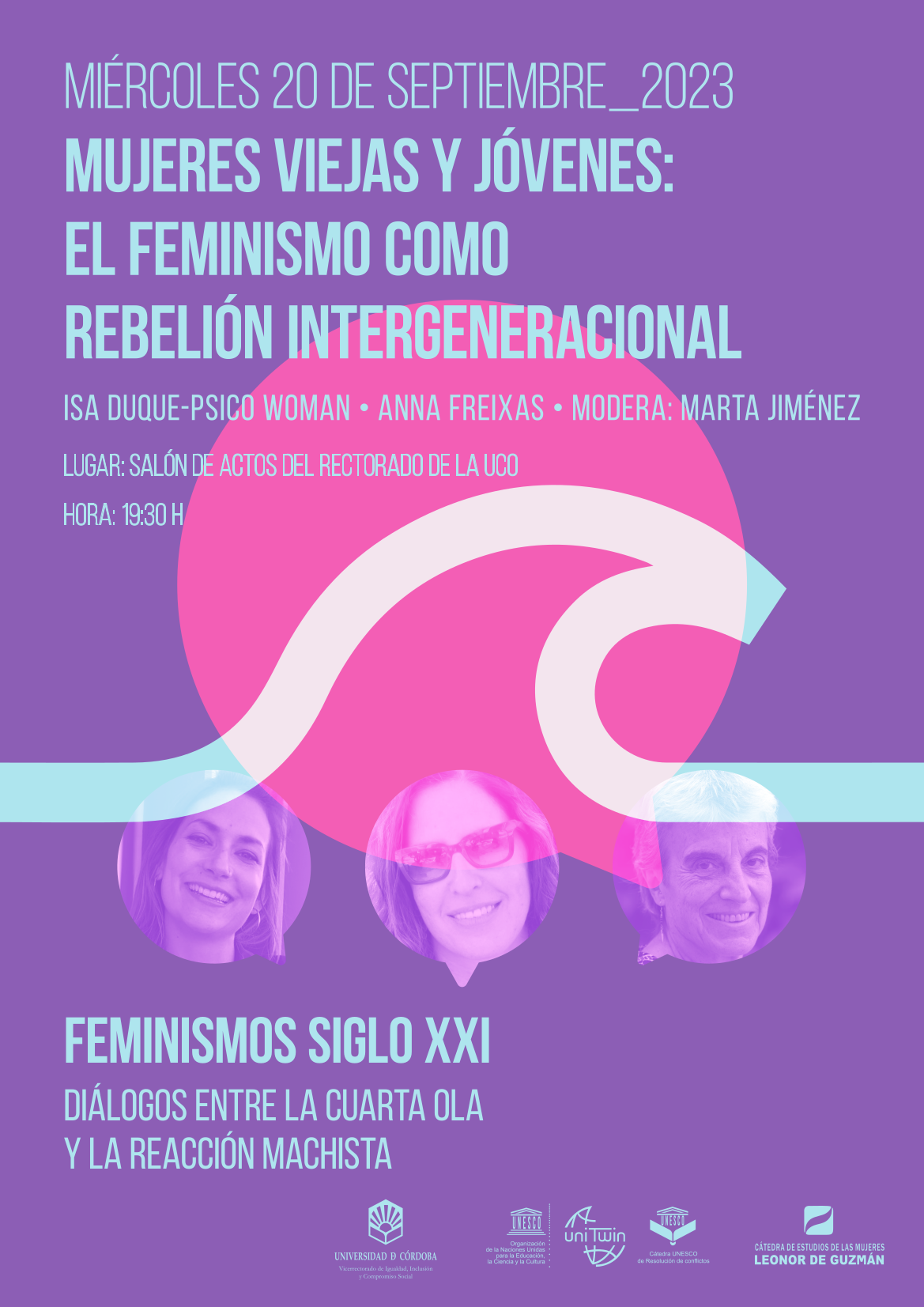 Cartel Feminismo Psico Woman 20.09.23