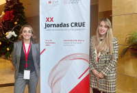 Las dos vicerrectoras en las jornadas de la CRUE.