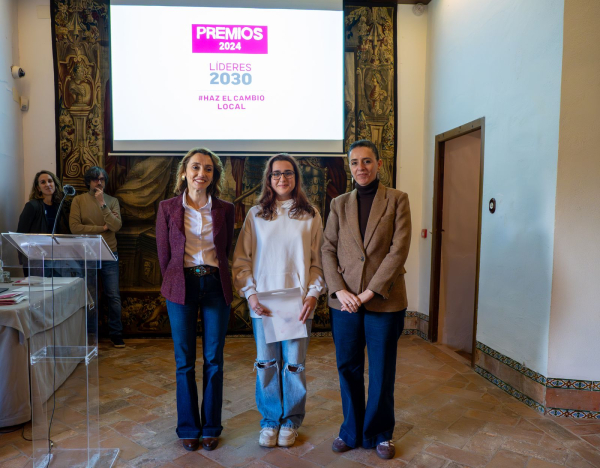 De izquierda a derecha: Sara Pinzi, Marta Serrano y Carmen Cruz.