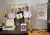 De izquierda a derecha, Francisco Muñoz Usano, Juan Carandell y Fernando Chacón.