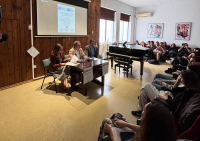 Inauguración de las jornadas en el Conservatorio Rafael Orozco