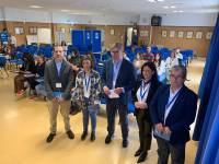 Autoridades participantes en la inauguración de las jornadas.