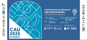 Cartel de los CAU de Almería.
