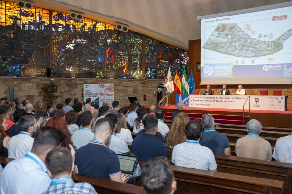 Vista del Salón Juan XXIII del Campus de Rabanales donde tienen lugar las jornadas.
