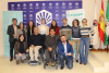 Representantes de ASPAYM Andalucía y de la UCO en la presentación del informe.