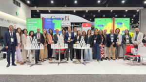 Foto de familia de los representantes de las universidades andaluzas presentes en NAFSA