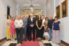  En la fotografía, el secretario general con el rector de la Universidad de Córdoba, en calidad de presidente del CBUA, el viverrector de Estudiantes y Cultura, en calidad de secretario ejecutivo del CBUA y los directores y directoras de las Bibliotecas Universitarias de Andalucía.