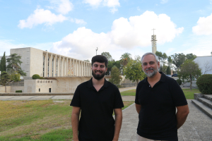 Los investigadores Daniel Romera y Diego Nieto 