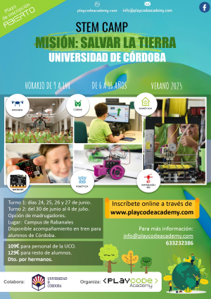 Cartel del campamento.