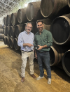Los inventores de esta patente, Juan Moreno y Eduardo Cañete (Universidad de Córdoba).