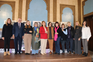 Autoridades y participantes en las jornadas.