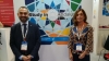 Alfonso Zamorano y Enriqueta Moyano, en el stand de España de la Conferencia.