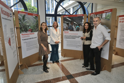 Sara Pinzi, Isabel Albás, Nuria Ceula y Roberto Ballesteros.