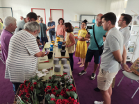 Momento del taller celebrado en el centro Luciana Centeno.