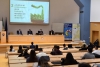 Momento de la intervención de Bauzá en el Salón de Actos de la Facultad de Derecho y CEE.