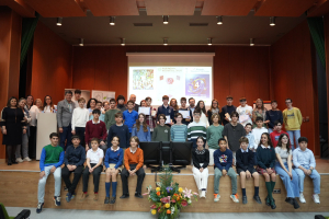 Foto de familia tras la entrega de premios.