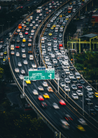 Imagen de atasco de automóviles (Unsplash)