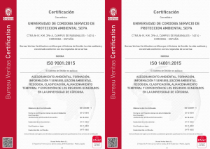 Imagen de los certificados conseguidos por el SEPA.