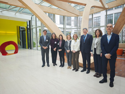 Momento de la reunión entre representantes de ambas organizaciones.