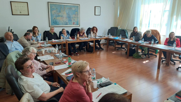 Un momento de la reunión celebrada en Zagreb.