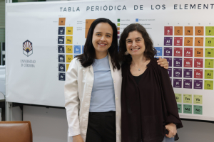 Las investigadoras Suelen da Rocha y Mercedes Sánchez