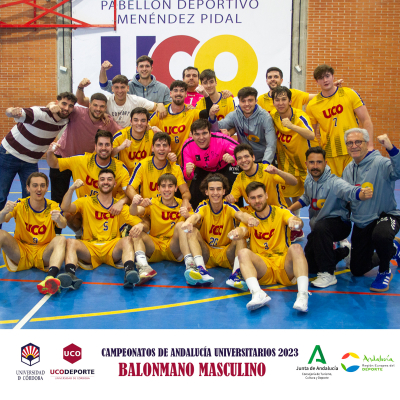 Equipo de balonmano masculino.