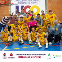 Equipo de balonmano masculino.
