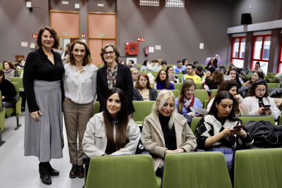 Eva Contador, Sara Pinzi y María del Mar García.