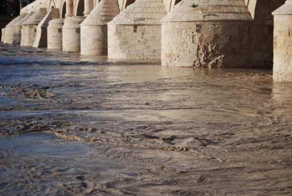 Puente romano sobre el río Guadalquivir a su paso por Córdoba