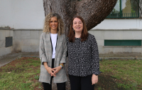 Las investigadoras Cristina Martínez e Isabel Castillejo