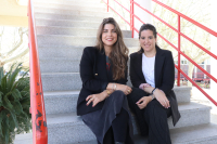 Las investigadoras Noemí Toledano y Carmen Viejo