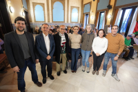 Foto de familia de participantes y organizadores del coloquio.