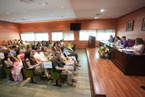 Momento del acto de clausura.