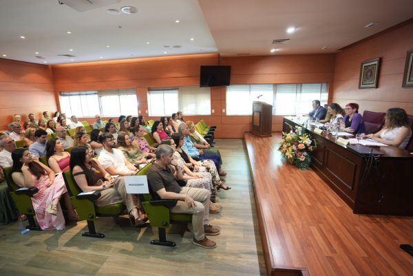 Momento del acto de clausura.