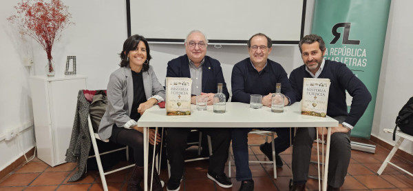 De izquierda a derecha, Elena Lázaro, Moncho Núñez, José María Montero y Antonio Cuesta