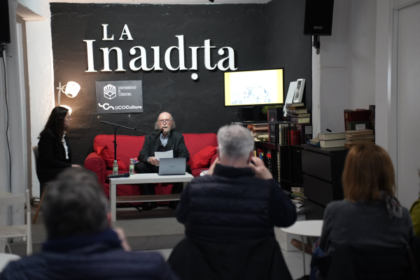 Joaquín Díaz durante su intervención.