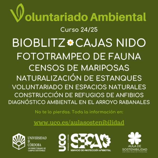 Programa de voluntariado ambiental.