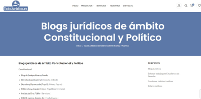 El blog ‘Derecho y Democracia’ entra en el directorio de blogs jurídicos de ámbito constitucional y político