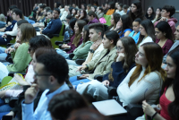Estudiantes asistentes al Congreso de Psicología.
