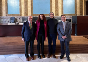 De izquierda a derecha, Rafael Santos, Ana Belén Martínez, Carlos Domínguez y Manuel Ureña.
