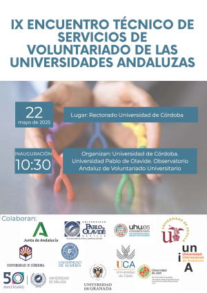 La Universidad de Córdoba acoge el IX Encuentro Técnico de Servicios de Voluntariado de las Universidades Públicas Andaluzas