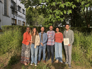 Equipo del SEPA con su diploma acreditativo.