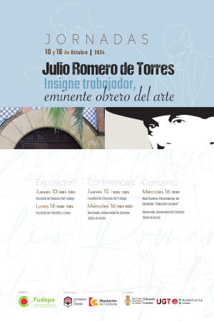 Cartel de las jornadas de homenaje.