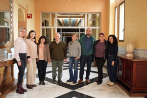 Integrantes del jurado y de la organización del Premio Internacional de Periodismo Julio Anguita Parrado