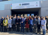 Autoridades participantes en la presentación del proyecto.